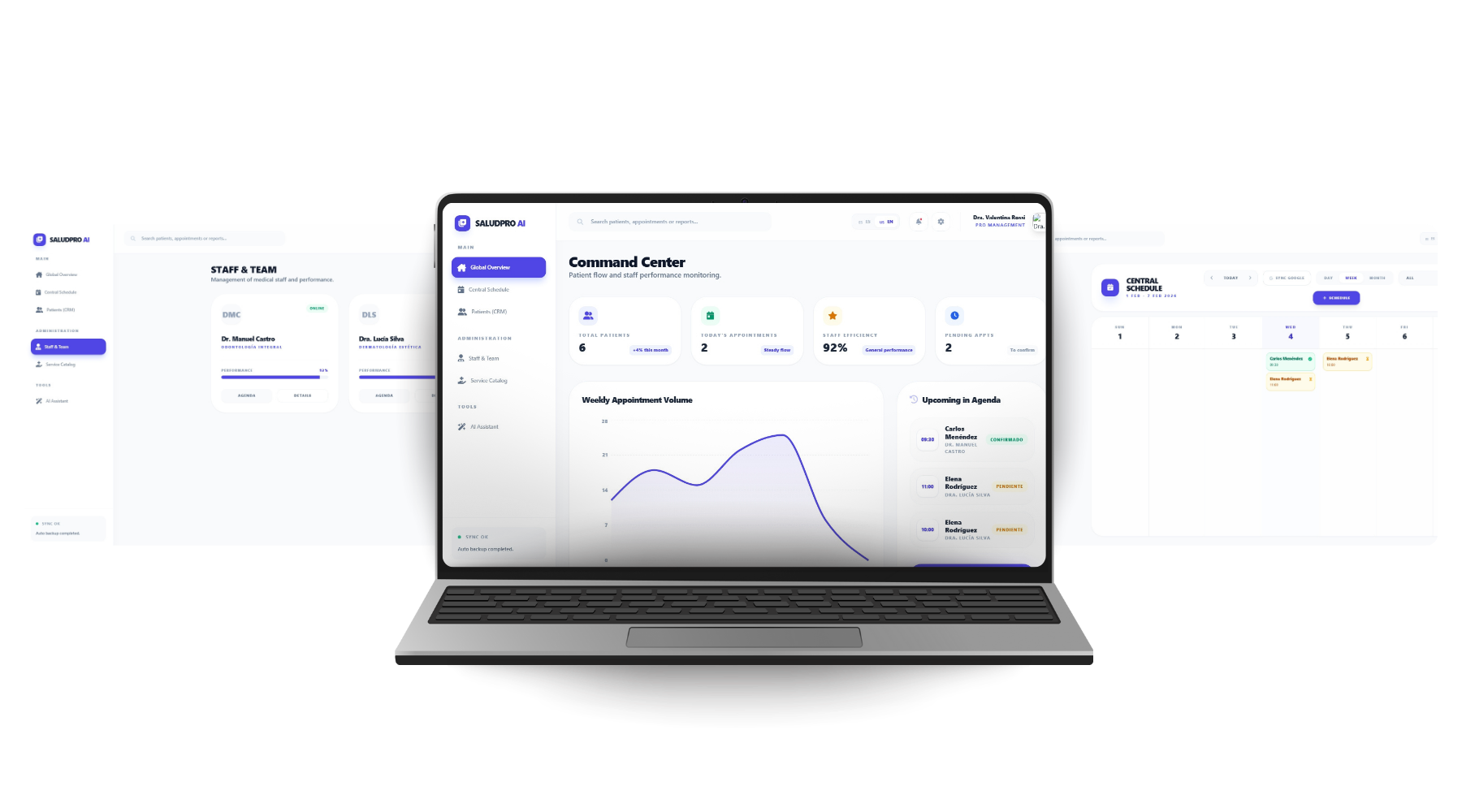 Plataforma en computadora